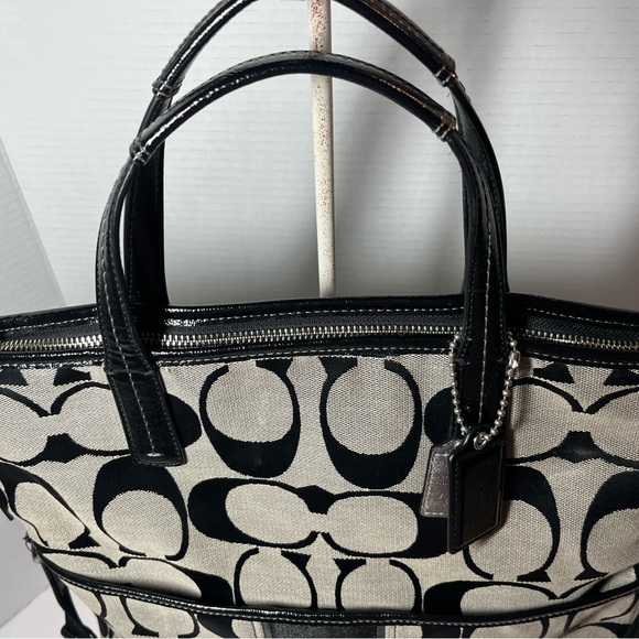 Coach Signature Foldover Tote H1380-F23304 - Picture 9 of 14